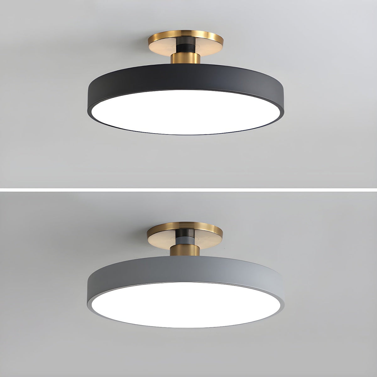 Isla Flush Mount Ceiling Light – Modern LED Ceiling Lamp with Acrylic Diffuser