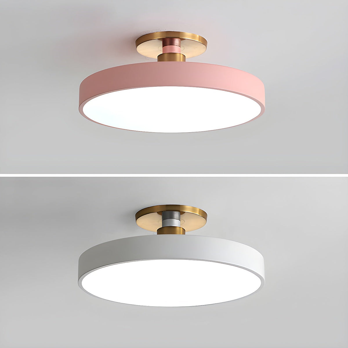 Isla Flush Mount Ceiling Light – Modern LED Ceiling Lamp with Acrylic Diffuser