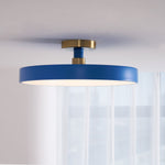 Isla Flush Mount Ceiling Light – Modern LED Ceiling Lamp with Acrylic Diffuser