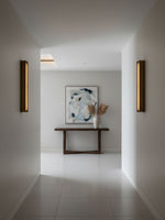 Isolde Alabaster Wall Sconce – Modern LED Wall Light in Bronze
