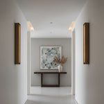 Isolde Alabaster Wall Sconce – Modern LED Wall Light in Bronze