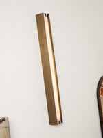 Isolde Alabaster Wall Sconce – Modern LED Wall Light in Bronze