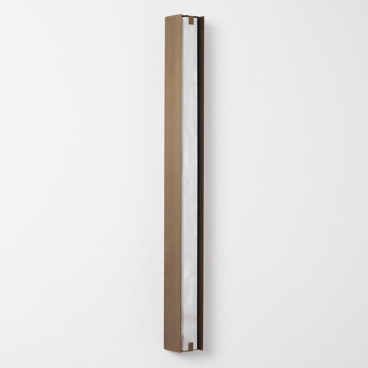 Isolde Alabaster Wall Sconce – Modern LED Wall Light in Bronze