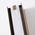 Isolde Alabaster Wall Sconce – Modern LED Wall Light in Bronze