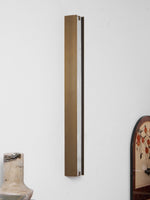 Isolde Alabaster Wall Sconce – Modern LED Wall Light in Bronze