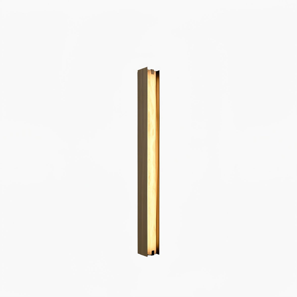 Isolde Alabaster Wall Sconce – Modern LED Wall Light in Bronze