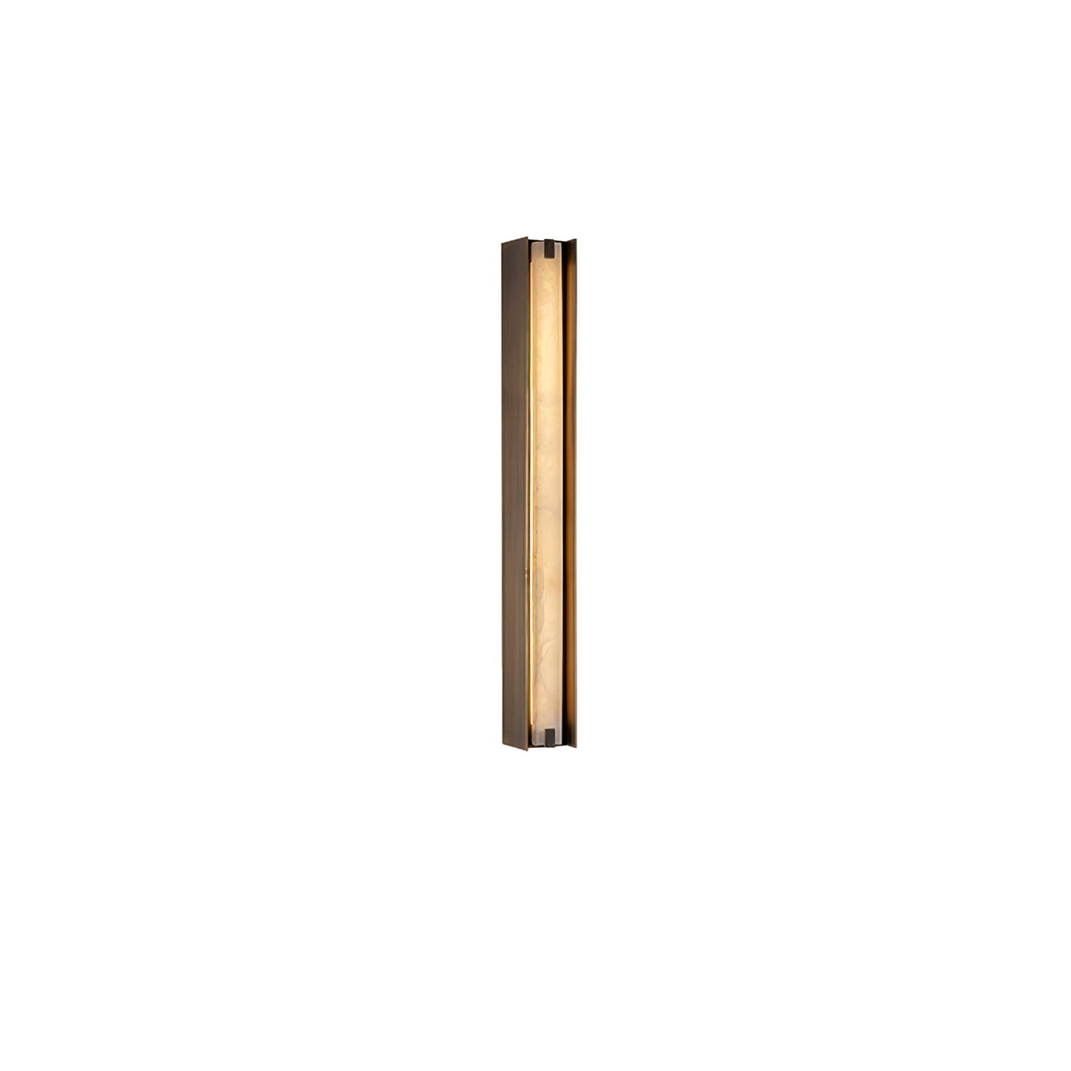 Isolde Alabaster Wall Sconce – Modern LED Wall Light in Bronze