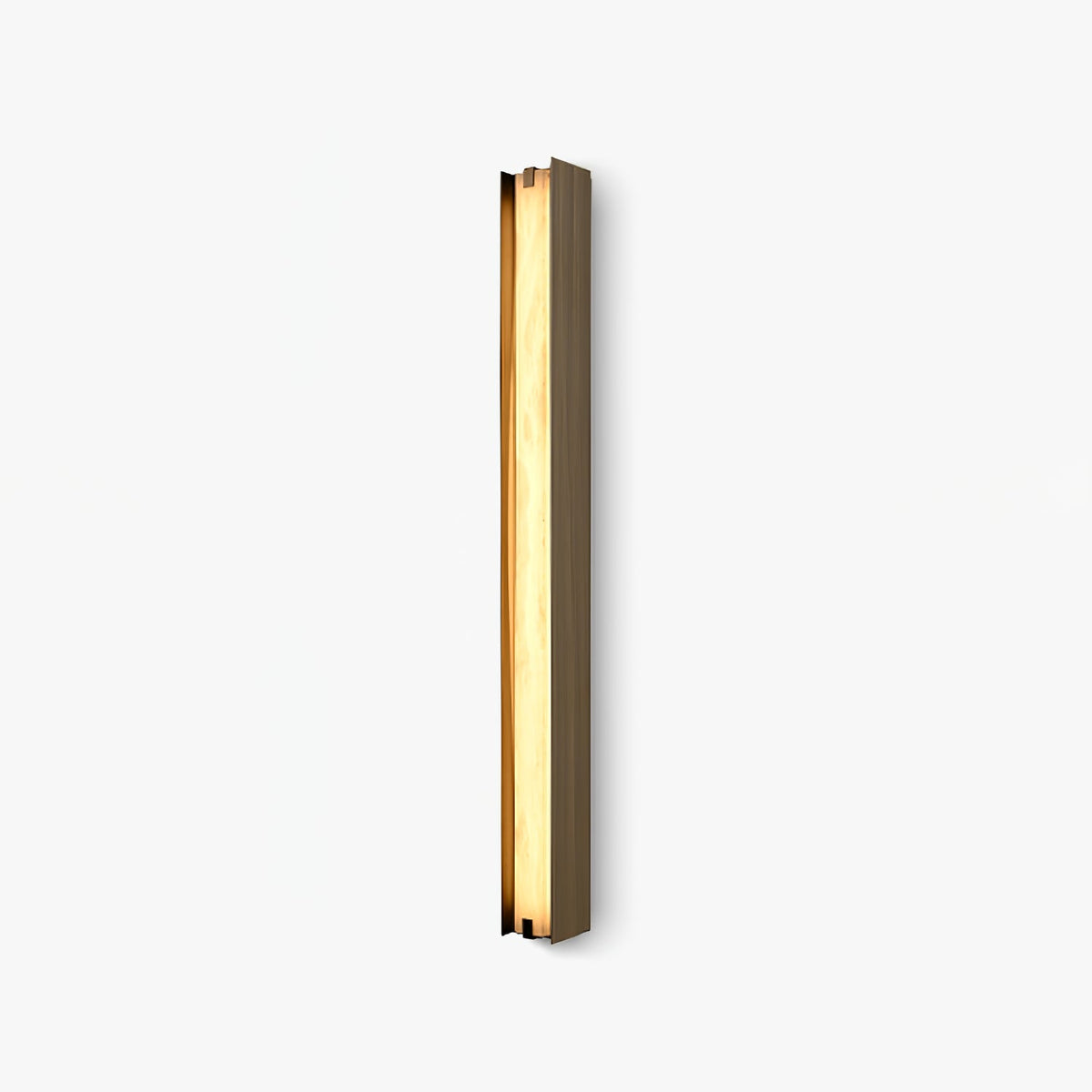 Isolde Alabaster Wall Sconce – Modern LED Wall Light in Bronze