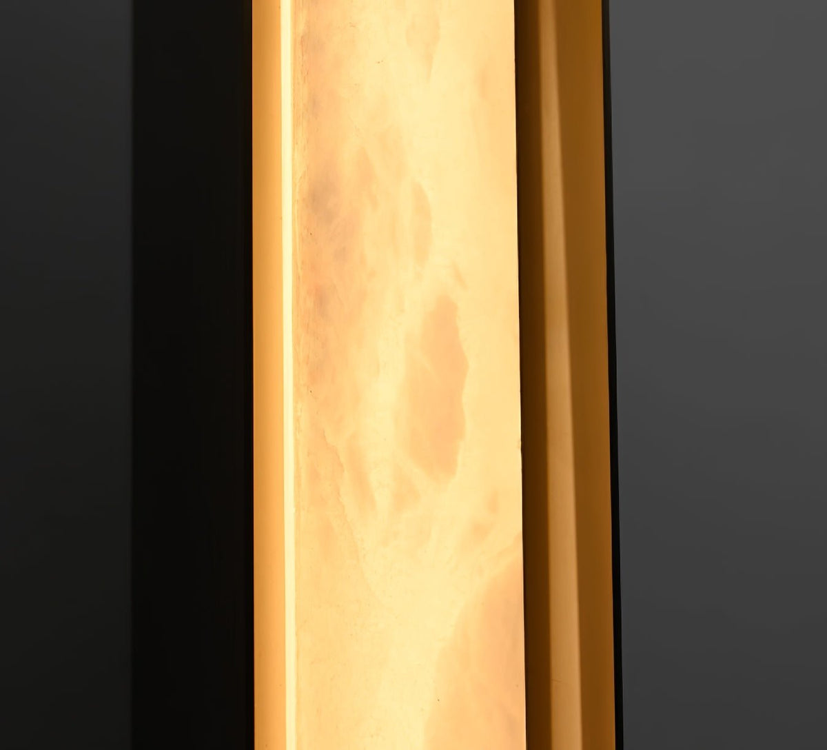 Isolde Alabaster Wall Sconce – Modern LED Wall Light in Bronze