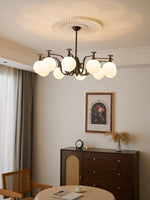 Isolde Modern Glass Globe Chandelier for Dining Room and Living Room
