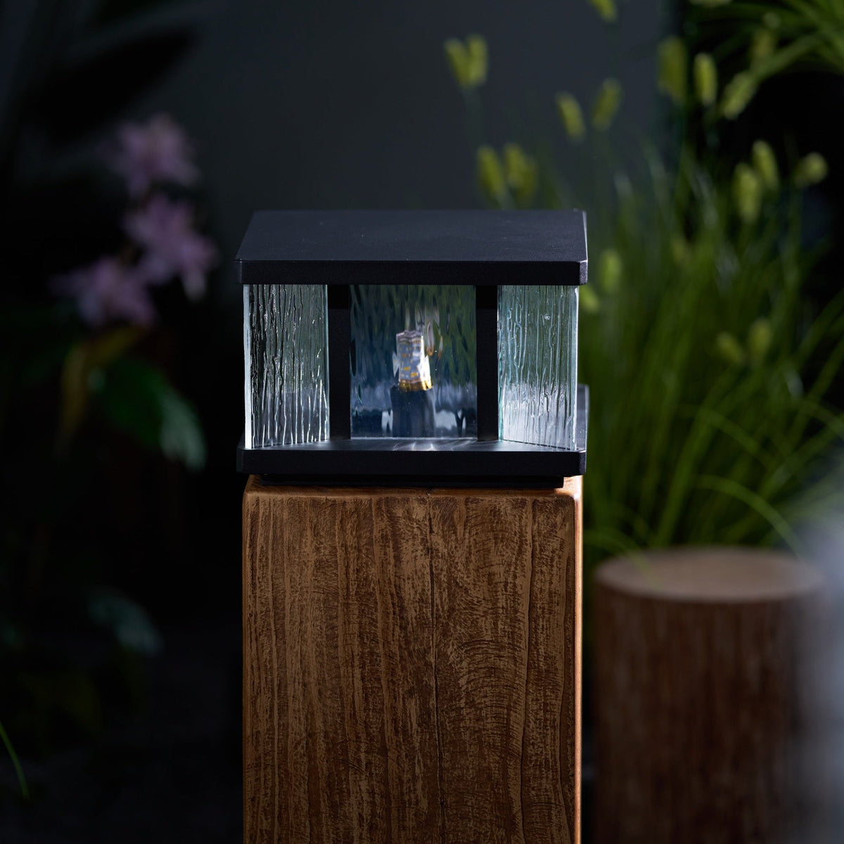 Stratos Square Outdoor Light – Modern Geometric LED Table Lamp for Patio & Garden