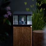 Stratos Square Outdoor Light – Modern Geometric LED Table Lamp for Patio & Garden