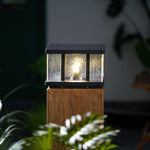 Stratos Square Outdoor Light – Modern Geometric LED Table Lamp for Patio & Garden