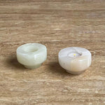 Lumière de Jade Onyx Marble Candle Holder – Minimalist Tabletop Glow