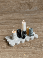 Lumière de Jade Onyx Marble Candle Holder – Minimalist Tabletop Glow