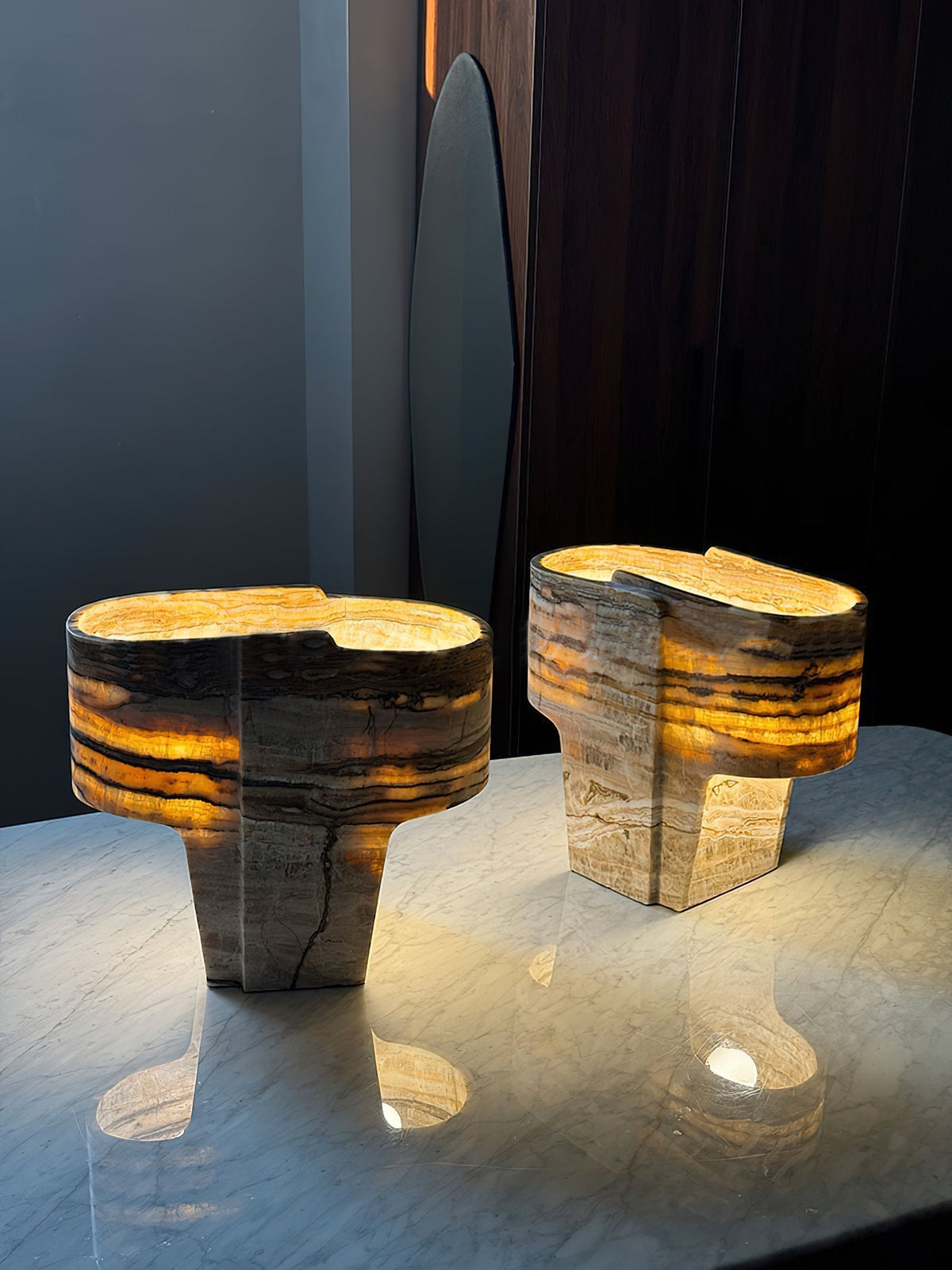 Jade Texture Table Lamp