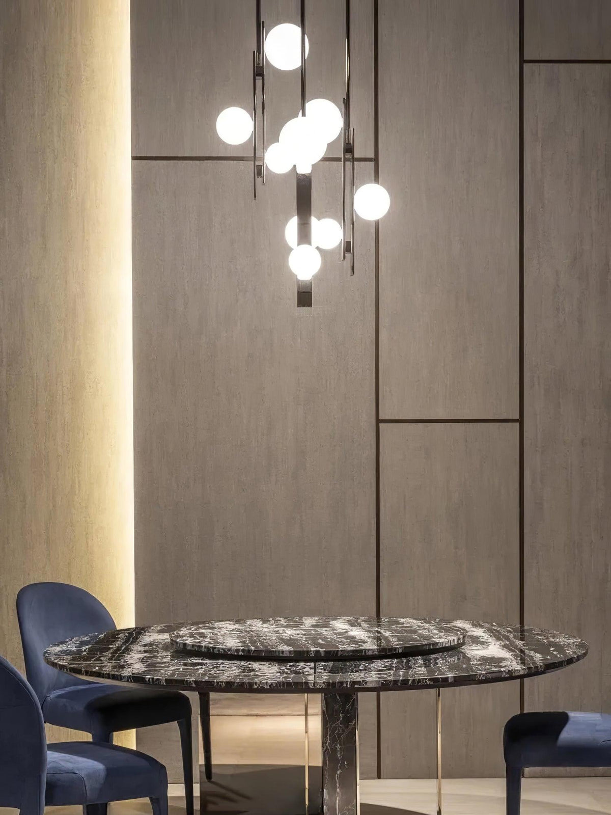 Jaklin Contemporary Glass Pendant Light in Gold Finish