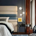 Jaklin Contemporary Glass Pendant Light in Gold Finish