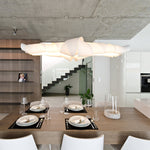 Caterpillar Sculptural LED Chandelier in White for Modern Interiors