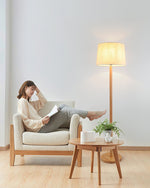 Japanese Style Minimalist Floor Lamp