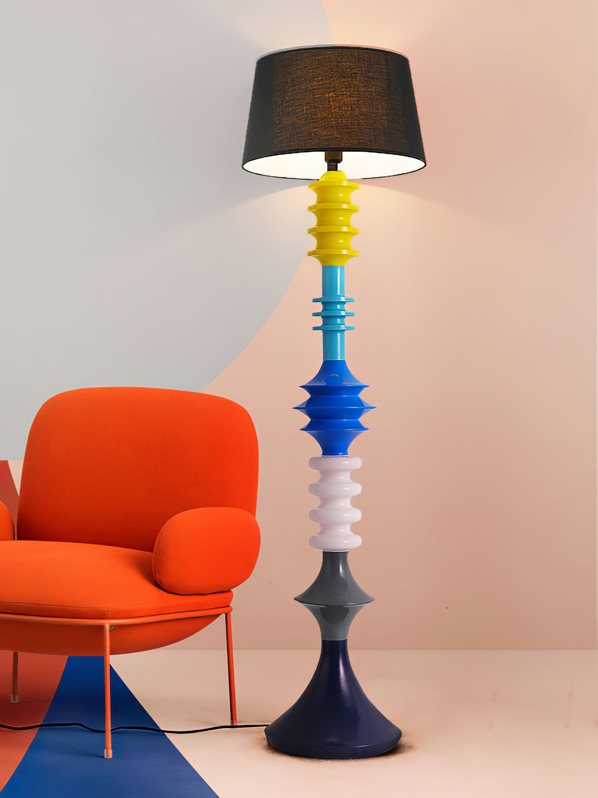Jarvis Adjustable Floor Lamp – Modern Sculptural Lighting for Living Spaces