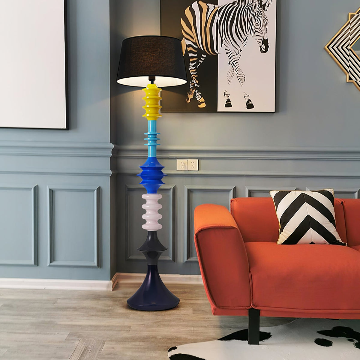 Jarvis Adjustable Floor Lamp – Modern Sculptural Lighting for Living Spaces