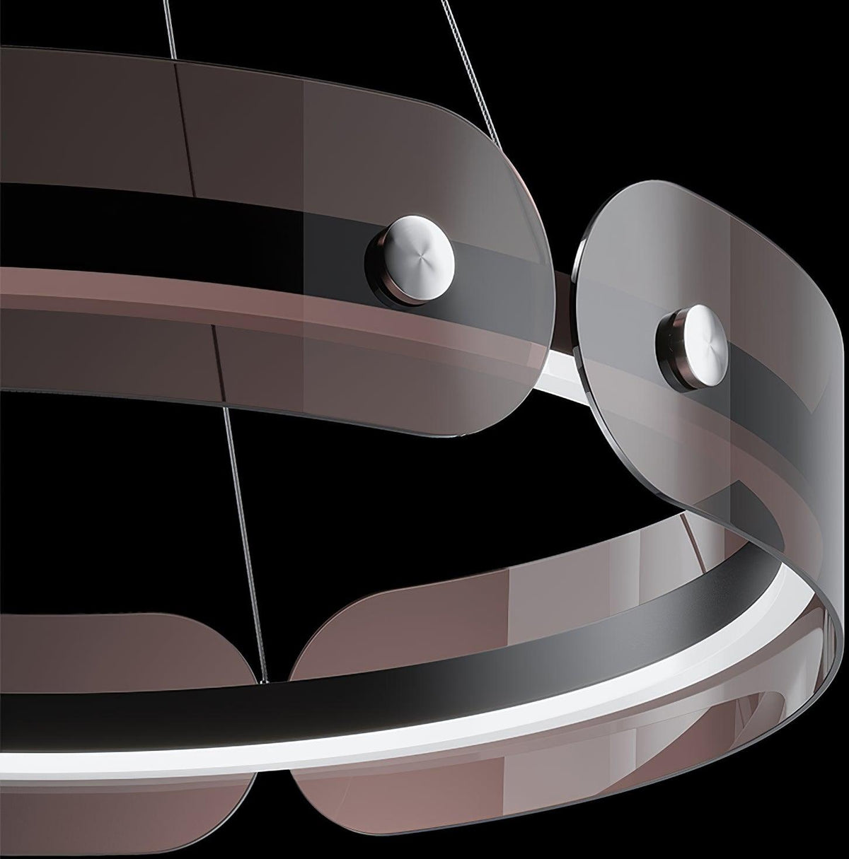 Javor Modern LED Chandelier – Contemporary Acrylic Pendant Light for Dining and Living Spaces