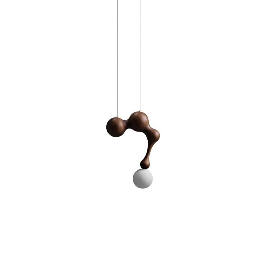 Jenna Wooden Pendant Light – Handcrafted Designer Hanging Lamp for Dining & Living Spaces