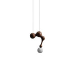 Jenna Wooden Pendant Light – Handcrafted Designer Hanging Lamp for Dining & Living Spaces