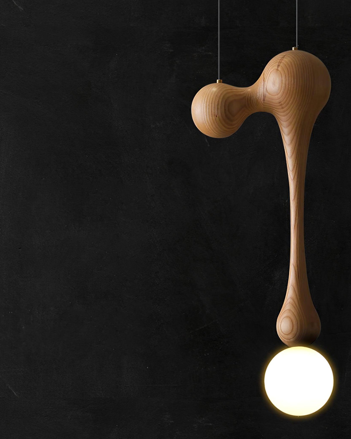 Jenna Wooden Pendant Light – Handcrafted Designer Hanging Lamp for Dining & Living Spaces