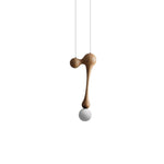 Jenna Wooden Pendant Light – Handcrafted Designer Hanging Lamp for Dining & Living Spaces