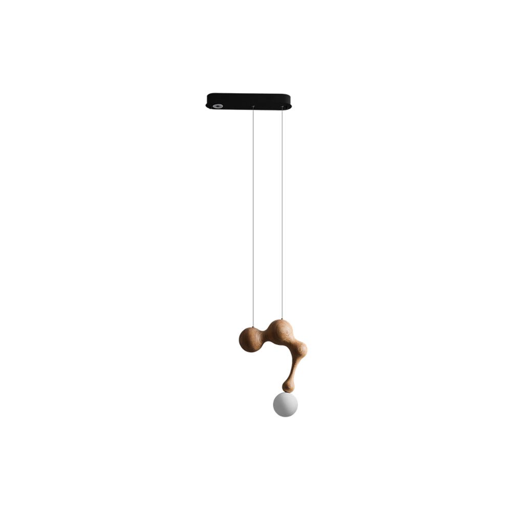 Jenna Wooden Pendant Light – Handcrafted Designer Hanging Lamp for Dining & Living Spaces