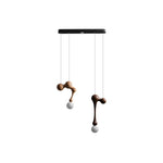 Jenna Wooden Pendant Light – Handcrafted Designer Hanging Lamp for Dining & Living Spaces