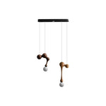 Jenna Wooden Pendant Light – Handcrafted Designer Hanging Lamp for Dining & Living Spaces
