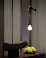 Jenna Wooden Pendant Light – Handcrafted Designer Hanging Lamp for Dining & Living Spaces