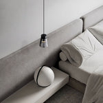 Jerez2 Modern LED Pendant Light in Smokey Gray Glass for Dining Room & Kitchen Island