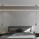 Jerez2 Modern LED Pendant Light in Smokey Gray Glass for Dining Room & Kitchen Island