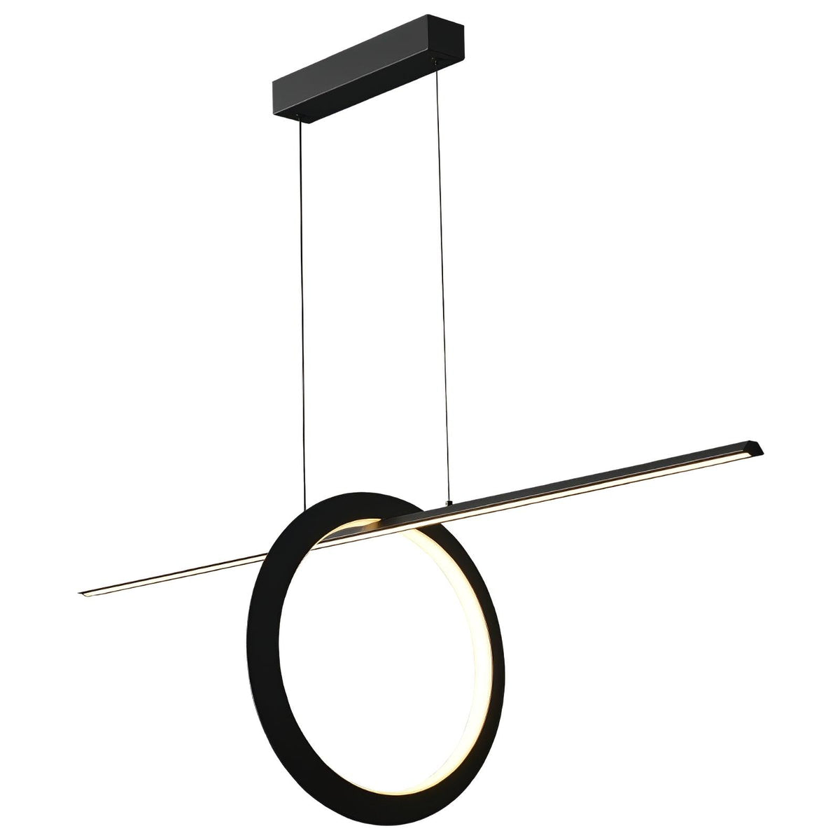 Jonathan LED Linear Pendant Light for Modern Kitchen Island and Dining Room
