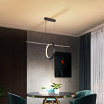 Jonathan LED Linear Pendant Light for Modern Kitchen Island and Dining Room