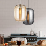 Joselina Glass Pendant Light – Contemporary Gold Finish Ceiling Lamp