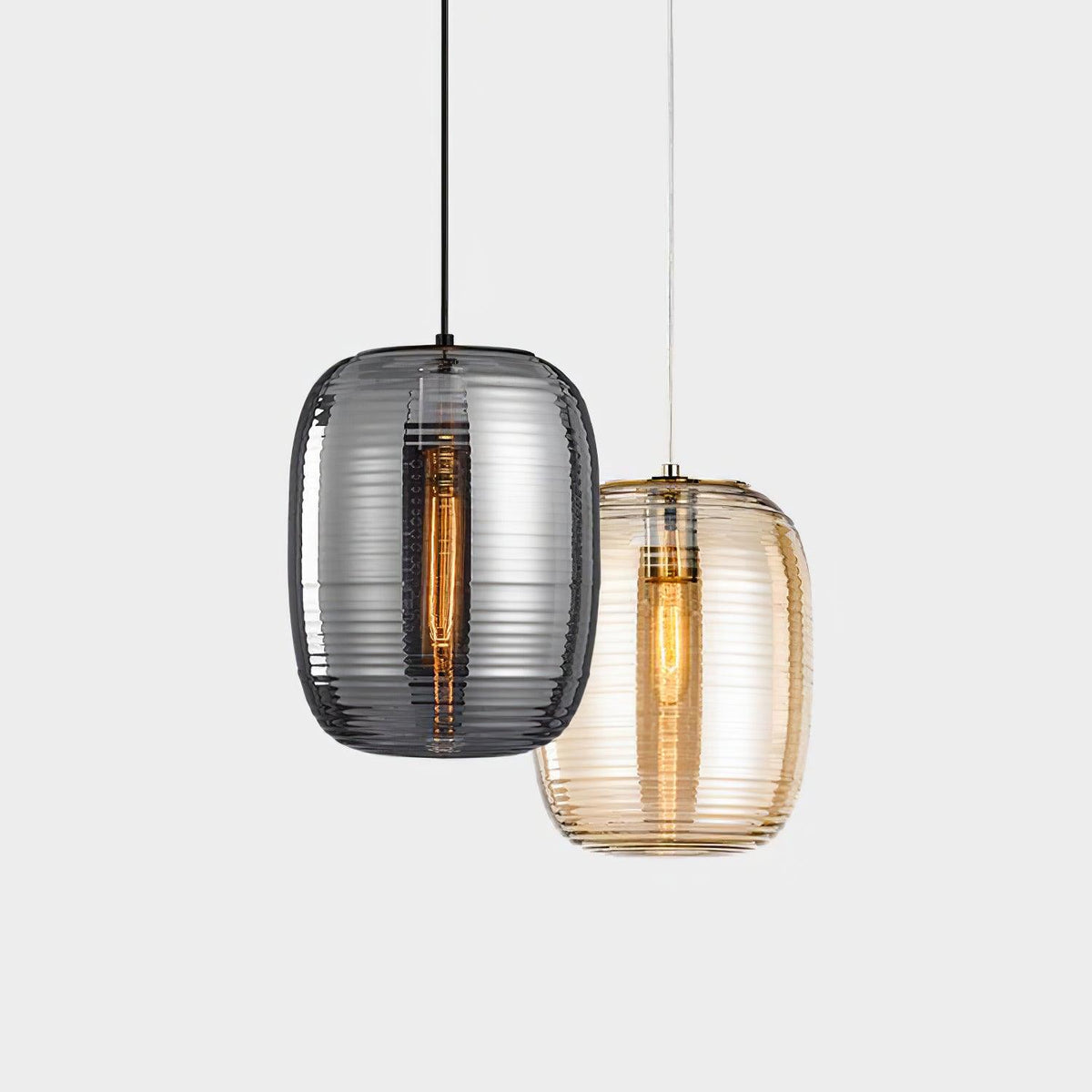 Joselina Glass Pendant Light – Contemporary Gold Finish Ceiling Lamp