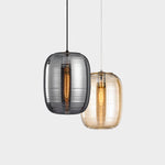Joselina Glass Pendant Light – Contemporary Gold Finish Ceiling Lamp
