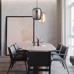 Joselina Glass Pendant Light – Contemporary Gold Finish Ceiling Lamp
