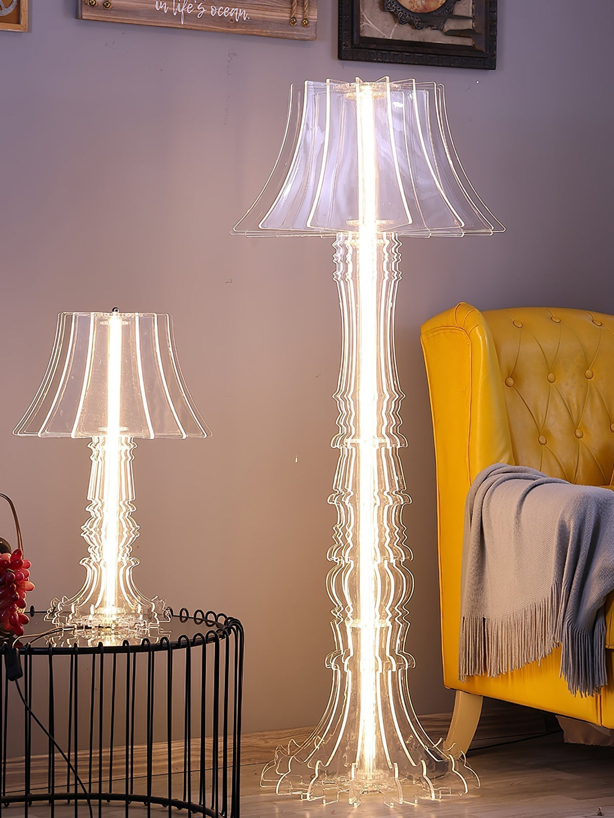 Josephine Table Floor Lamp