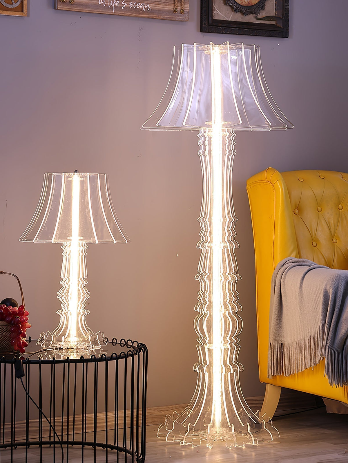 Josephine Table Floor Lamp