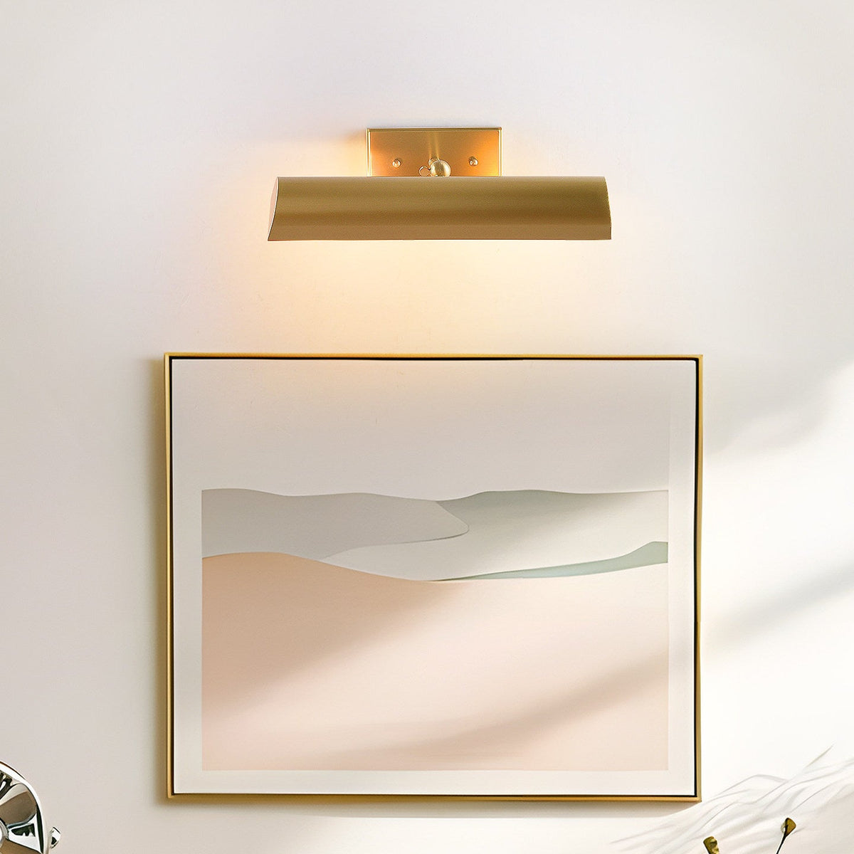Julian Brass Wall Sconce – Modern Minimalist Cylindrical Wall Light