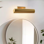 Julian Brass Wall Sconce – Modern Minimalist Cylindrical Wall Light