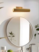 Julian Brass Wall Sconce – Modern Minimalist Cylindrical Wall Light