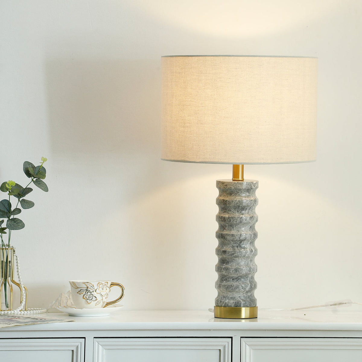 Julienne Marble Lamp
