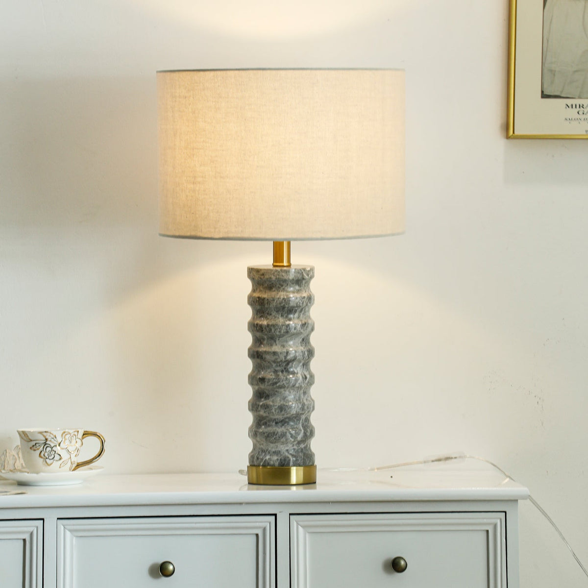 Julienne Marble Lamp